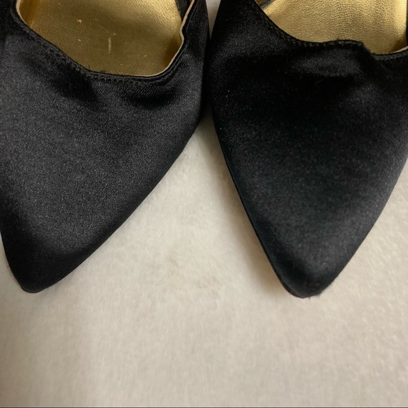 Nine West Black Satin Heels - Picture 10 of 15